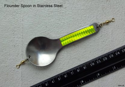 Fladfiske Ske, 95 gram (Gul)