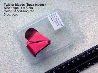 Buzz blade , Røde, 5 stk. pakke
