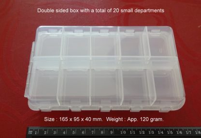 Grejæske med 20 rum (Dobbelt) (165 x 95 x 40 mm) - - - X 6
