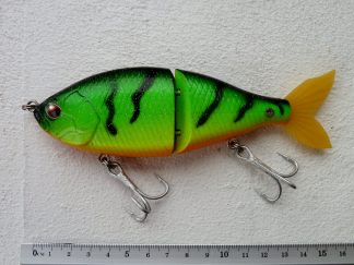 Obese Joint Hunter, 14 cm / 55 gram, grøn