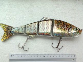Holografisk 4-delt led delt wobbler, 25 cm /  ca. 145 gram