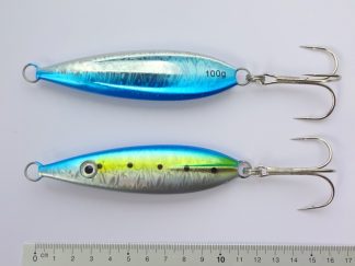 Zink pirk med 4/0 krog, 160 gram. (blu)
