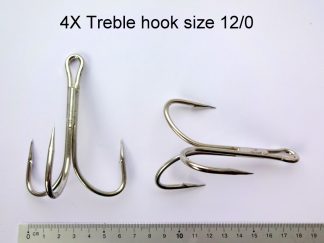 Trekroge , størrelse 12/0, 2 stk.