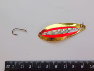Endegrej til is-fiskeri. Guld - 6,7 gram