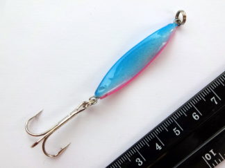Endegrej til is-fiskeri, 10,5 gram, blå. ( -DK)
