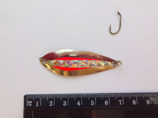 Endegrej til is-fiskeri. Sølv - 6,7 gram