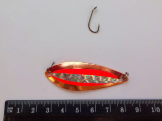 Endegrej til is-fiskeri. Kobber - 6,7 gram