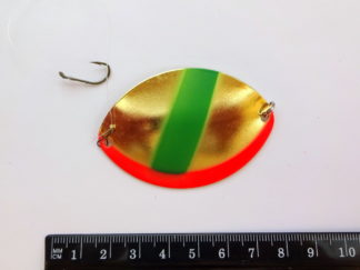 Endegrej til is-fiskeri, 15 gram - Guld