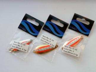 Endegrej til is-fiskeri. 6,7 gram , --- x 3