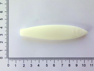 Umalet gennemløbs wobbler. 20 stk. - 8,5 cm / 7 gram
