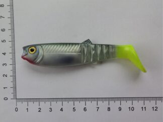 Bløde gummi fisk, 10 cm, pose med 3 stk.