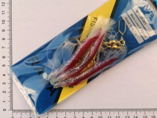 Torske forfang med 7/0 kroge og Rød tube. -- X 1