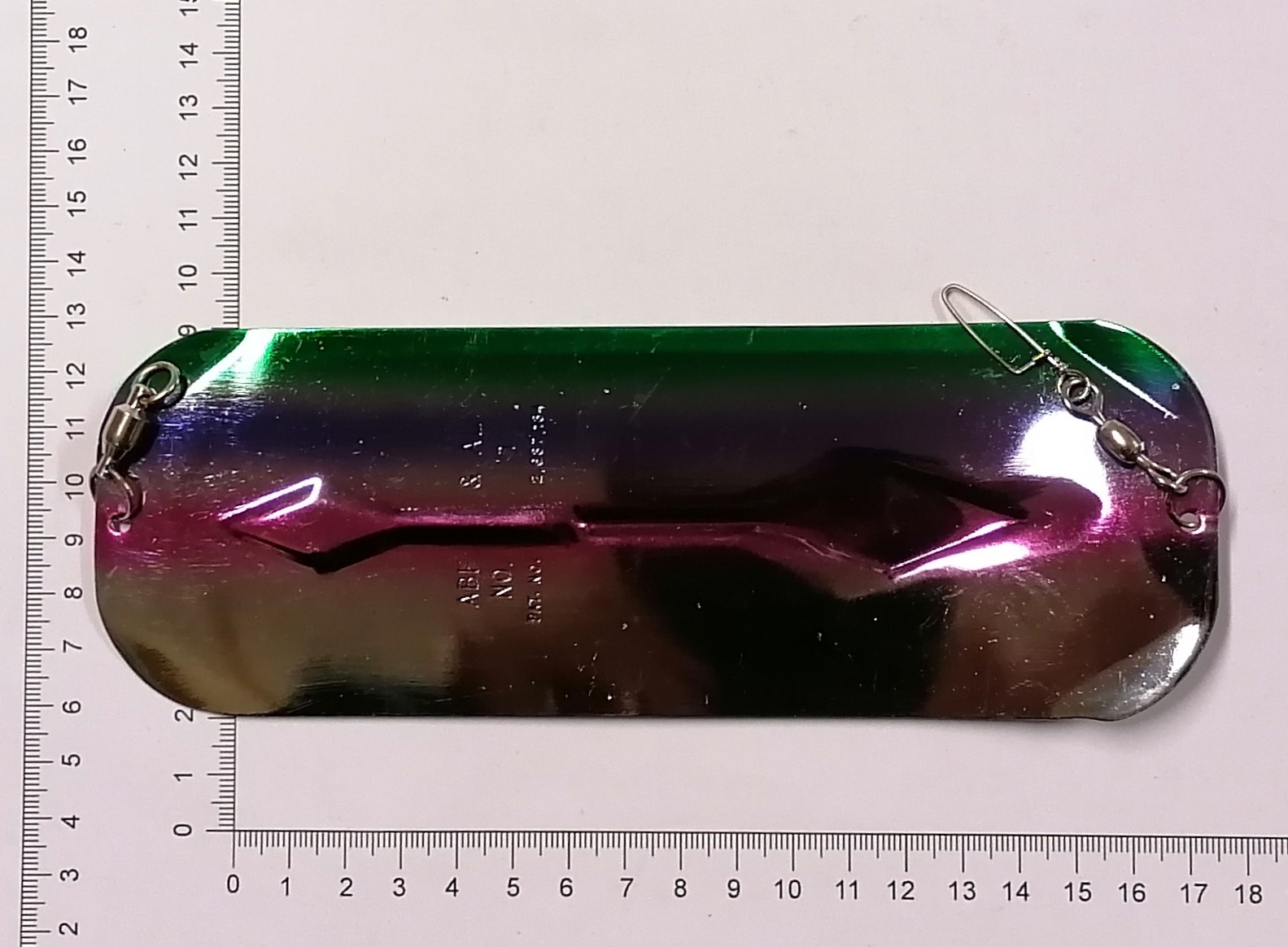 Dodger / Flasher, (Sølv-Pink-Blå) . 2. Sortering.