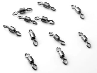 Diamond eye rolling swivels, størrelse 10       (12 stk)