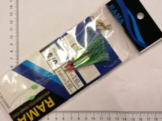 Markrel / Torsk forfang, 2 x 2/0 kroge (Green) ---  x  1