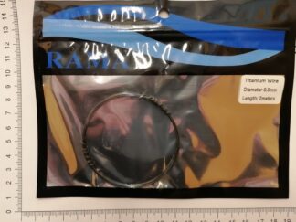 Titanium wire, 0,50 mm / 2 meter.
