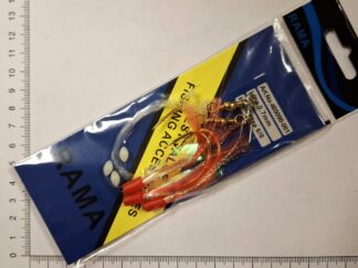 Torske forfang med 3 x 6/0 Kroge (Rød Flash) -- x 1