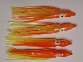 10 cm. sprutter, Orange / Gul (50 stk.)