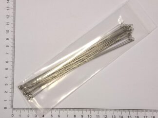 Wire med øje. 16 cm / 0,6 mm  ( 30 stk.)