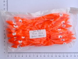 Sprutter, 10 cm (Japan-rød) , 50 stk.