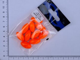 Flydende perler / Flåd , 10 stk. pose Orange (UV) , 12 x 24 mm.