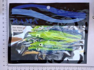 Sprutter, 5 stk. pose, 12 cm (Gul-Blå)  Holografisk